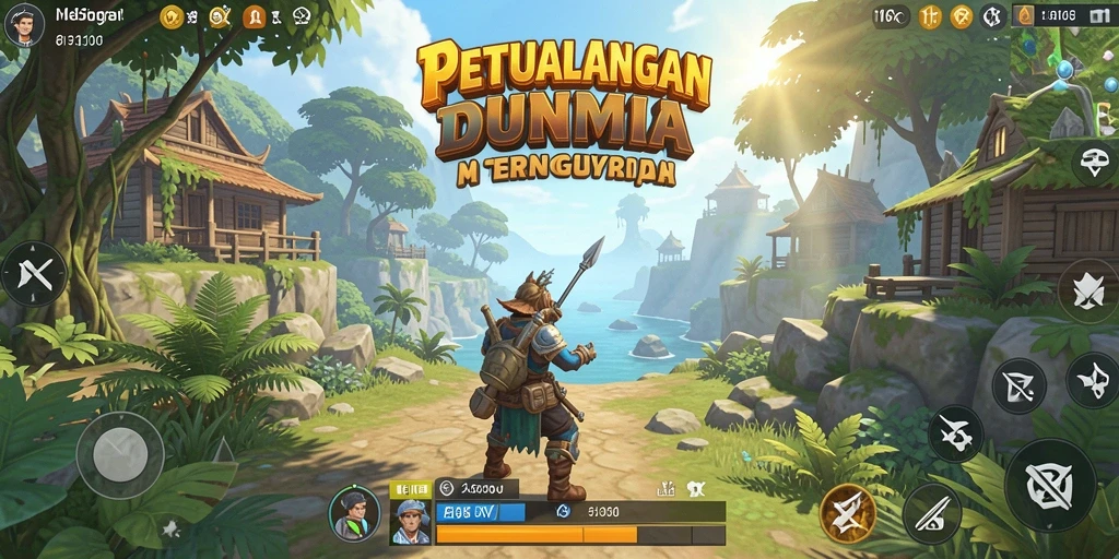 Screenshot menampilkan aksi seru dalam dunia terbuka 116X.