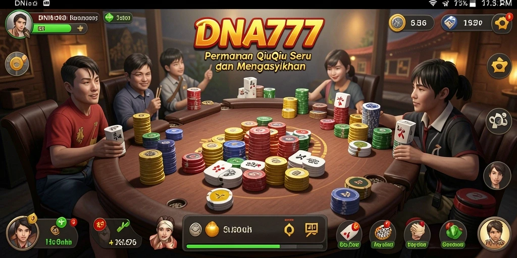 Screenshot menampilkan gameplay seru dari QiuQiu di DNA777.