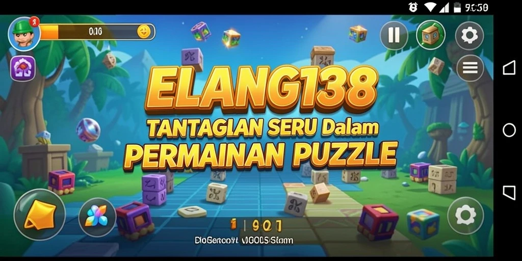 Tampilan gameplay Puzzle yang menarik dan menantang.