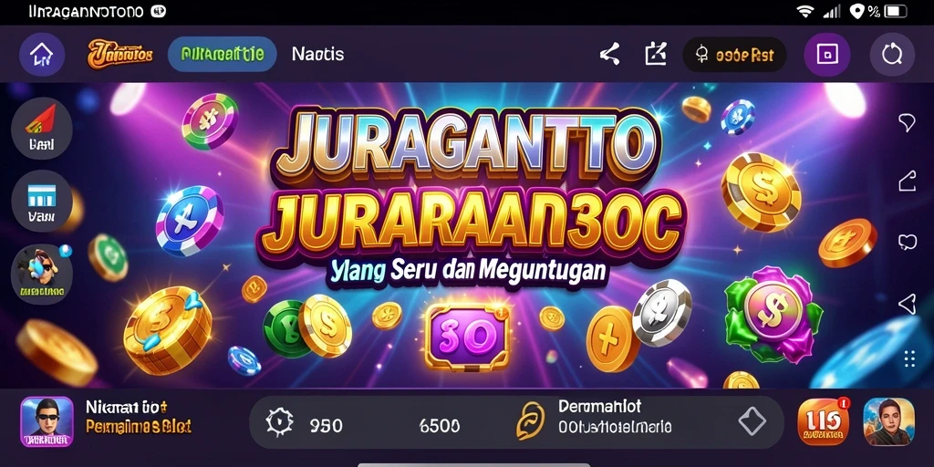 Screenshot gameplay JURAGANTOTO yang seru dan penuh warna.