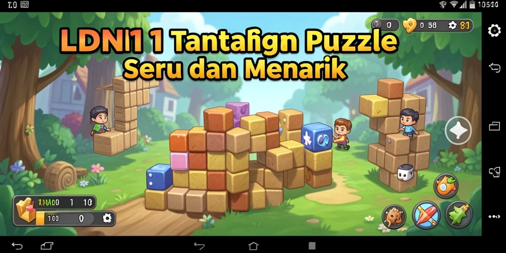 Screenshot gameplay LDN11 dengan tantangan Puzzle yang menarik.