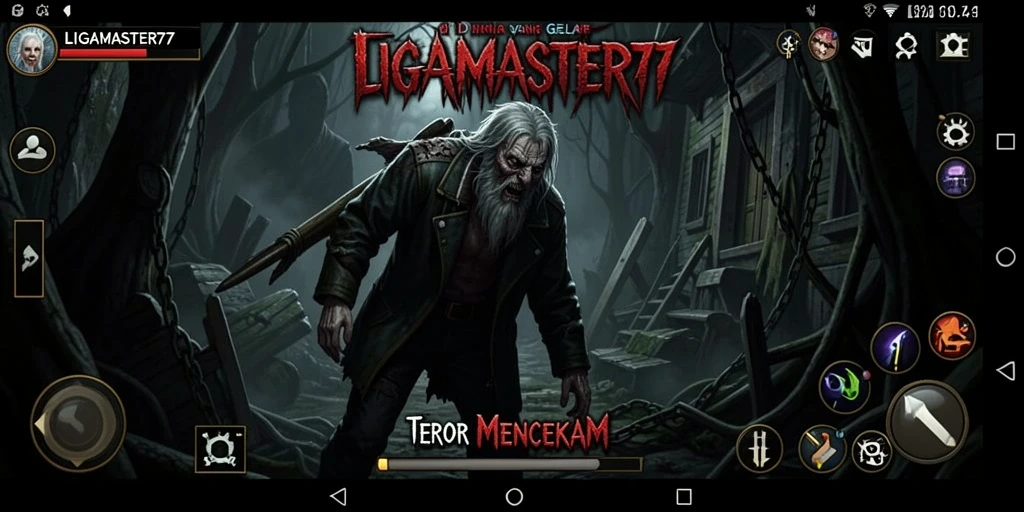 Gameplay menakutkan dengan atmosfer gelap di LIGAMASTER77.