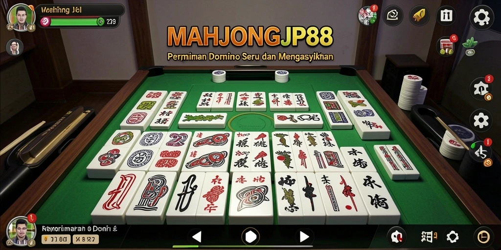Screenshot utama MAHJONGJP88 menampilkan gameplay yang menarik di dunia domino.