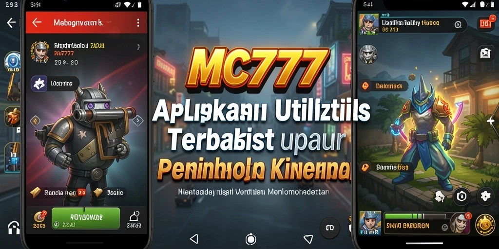 Tampilan screenshot MC777 dengan berbagai fitur utilitas yang canggih.