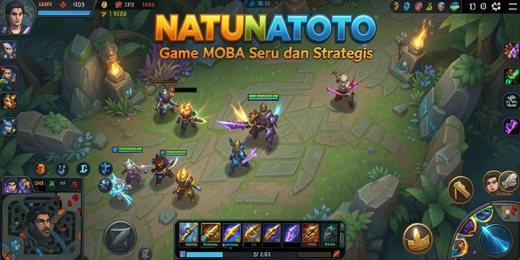 Gameplay seru dalam NATUNATOTO dengan strategi mooba.