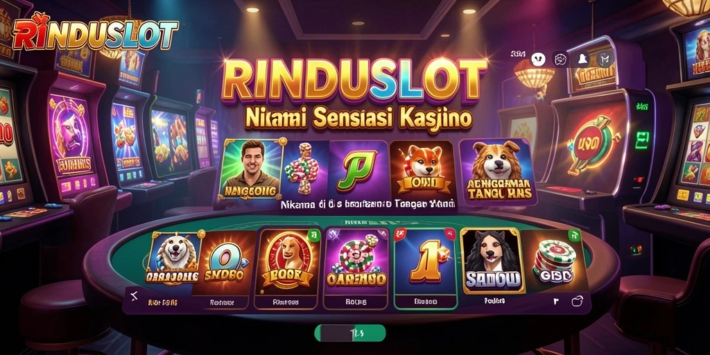 Tampilan gameplay RINDUSLOT yang menarik dan interaktif.
