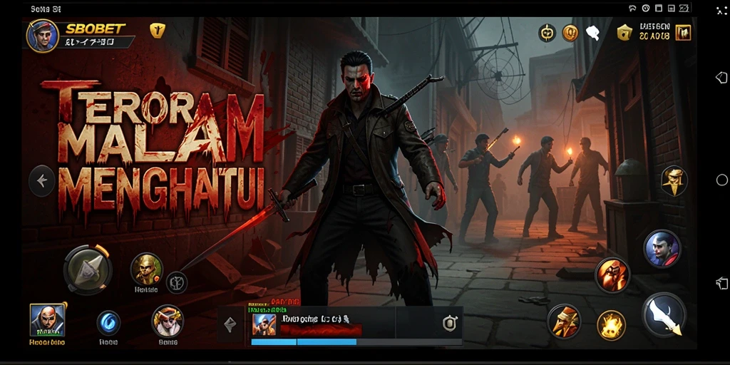 Screenshot SBOBET menampilkan suasana angker dan gameplay yang mendebarkan.