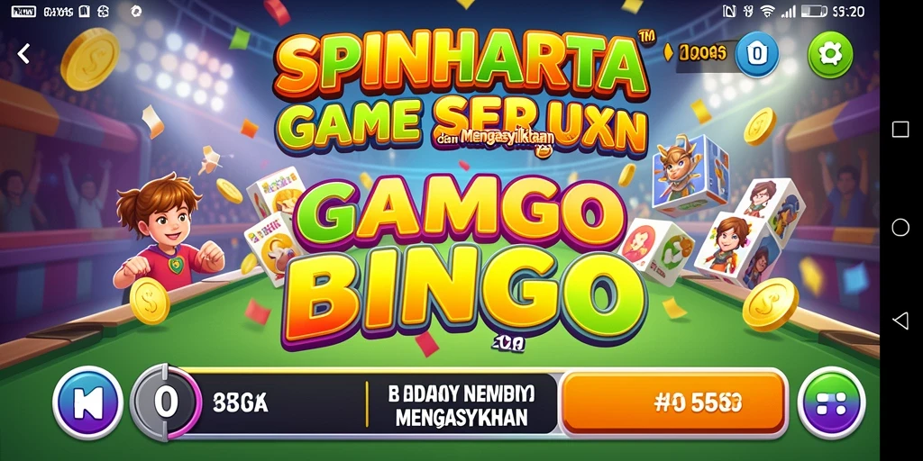 Tampilan gameplay seru dari SPINHARTA yang menarik.
