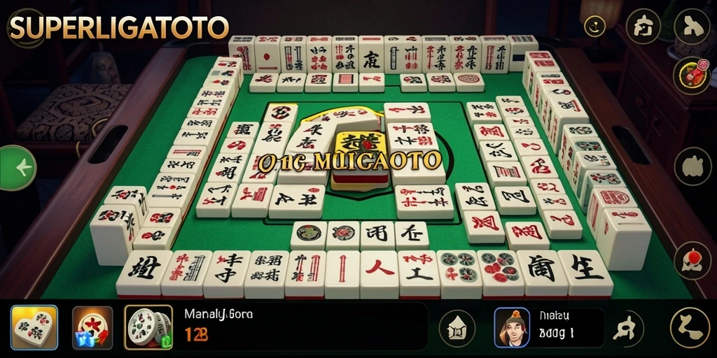 Tampilan gameplay SUPERLIGATOTO yang seru dan mendebarkan.