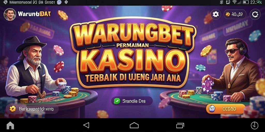 Screenshot dari permainan kasino yang mendebarkan di WARUNGBET.