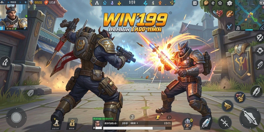 Tampilan mengagumkan dari gameplay seru Battle Royale.